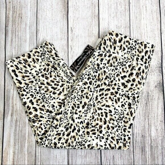 Zac & Rachel Pants - Zac & Rachel Leopard Ultimate Fit Cropped Pants